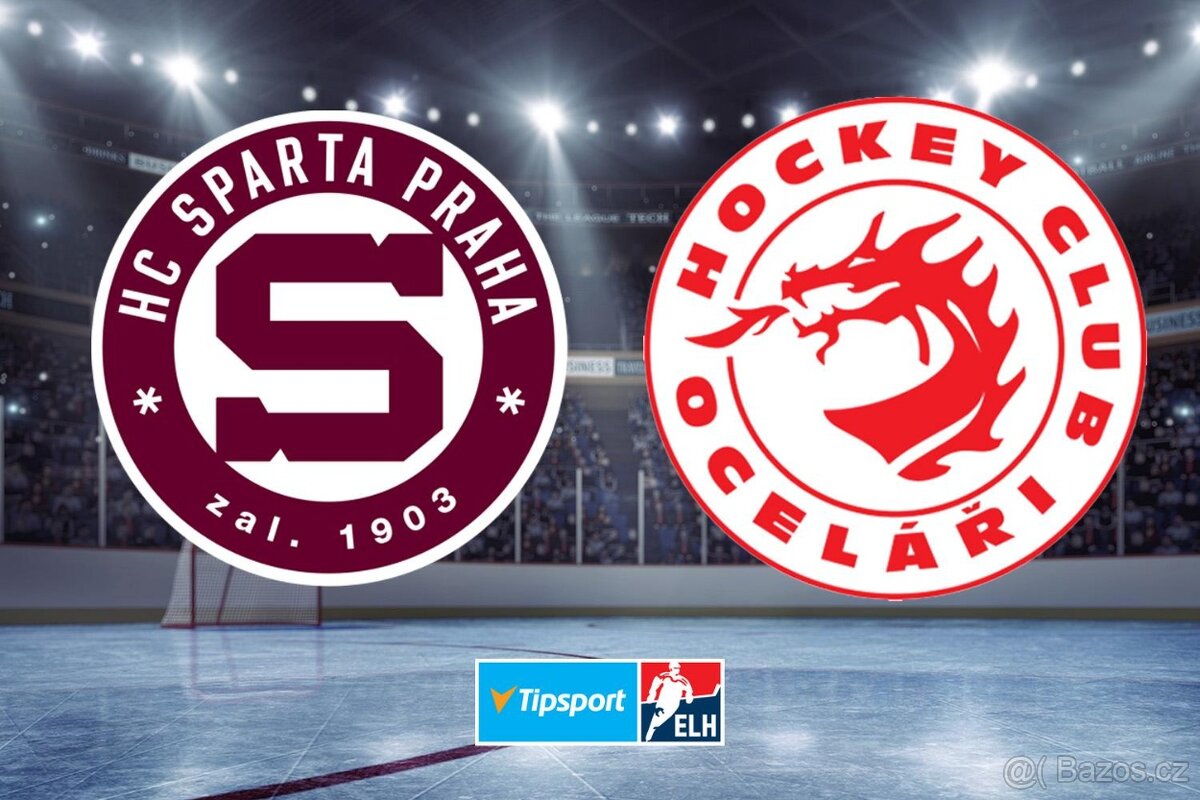 2 lístky Sparta - Třinec, 21. 10. 18:30