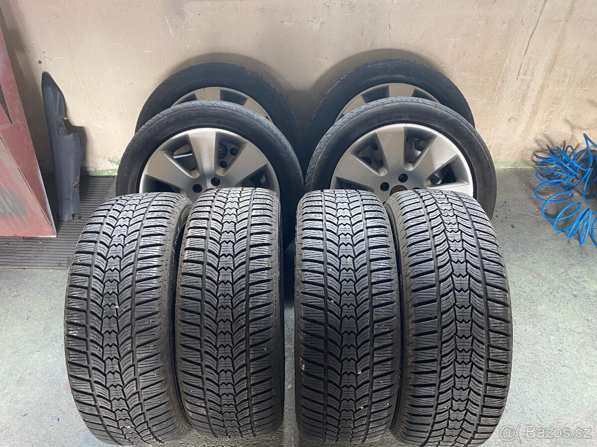 Alu kola 17. 5x112 + zimní pneu