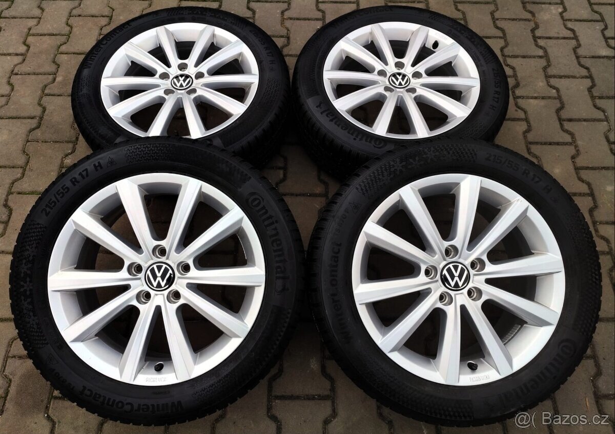 Alu kola originál Volkswagen Passat B8 5x112 R17 Merano