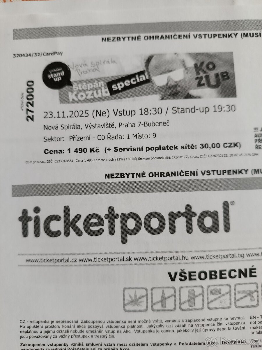 Štepán Kozub, Stand UP