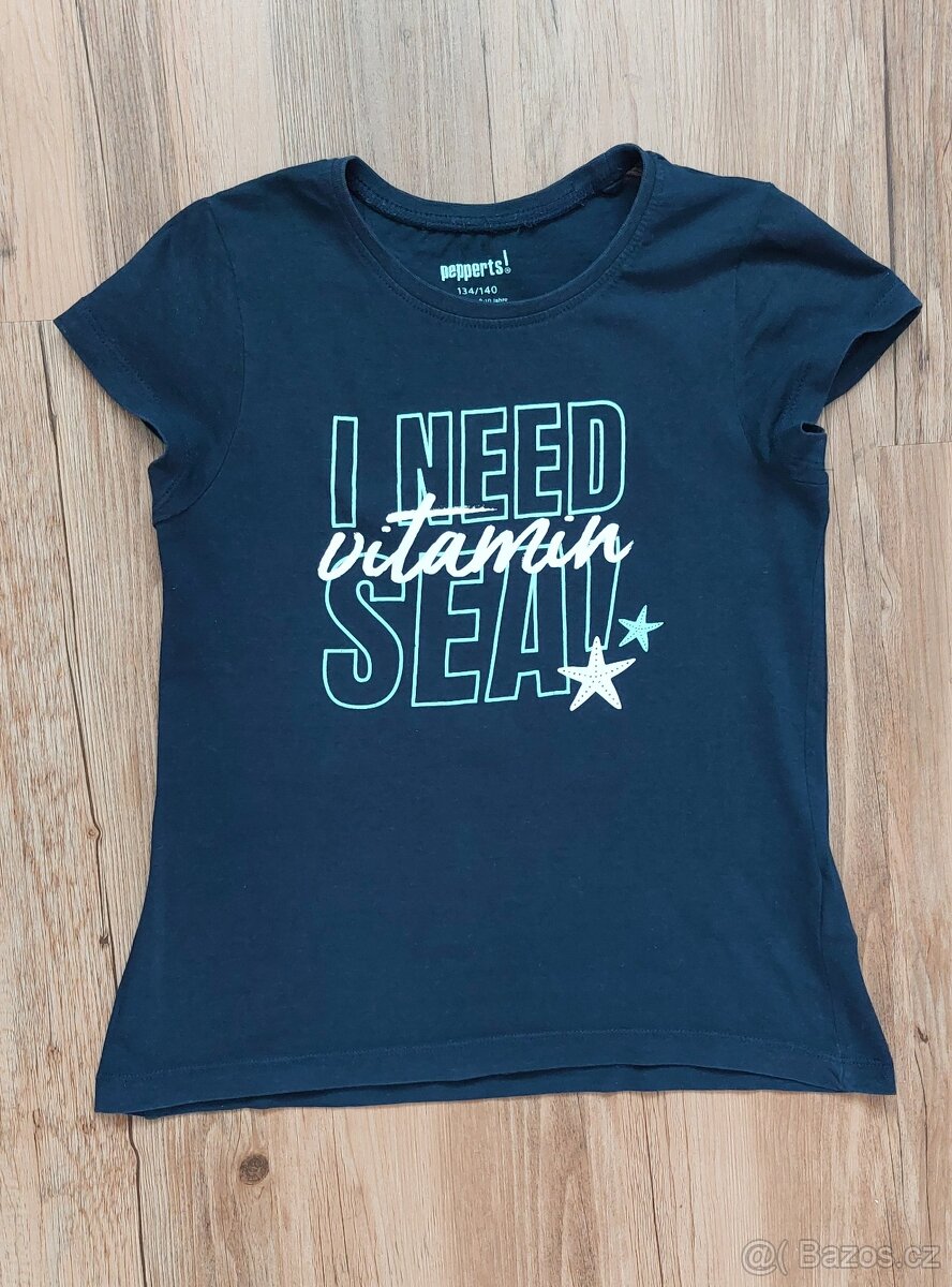 Dívčí tričko Pepperts vel. 134/140
