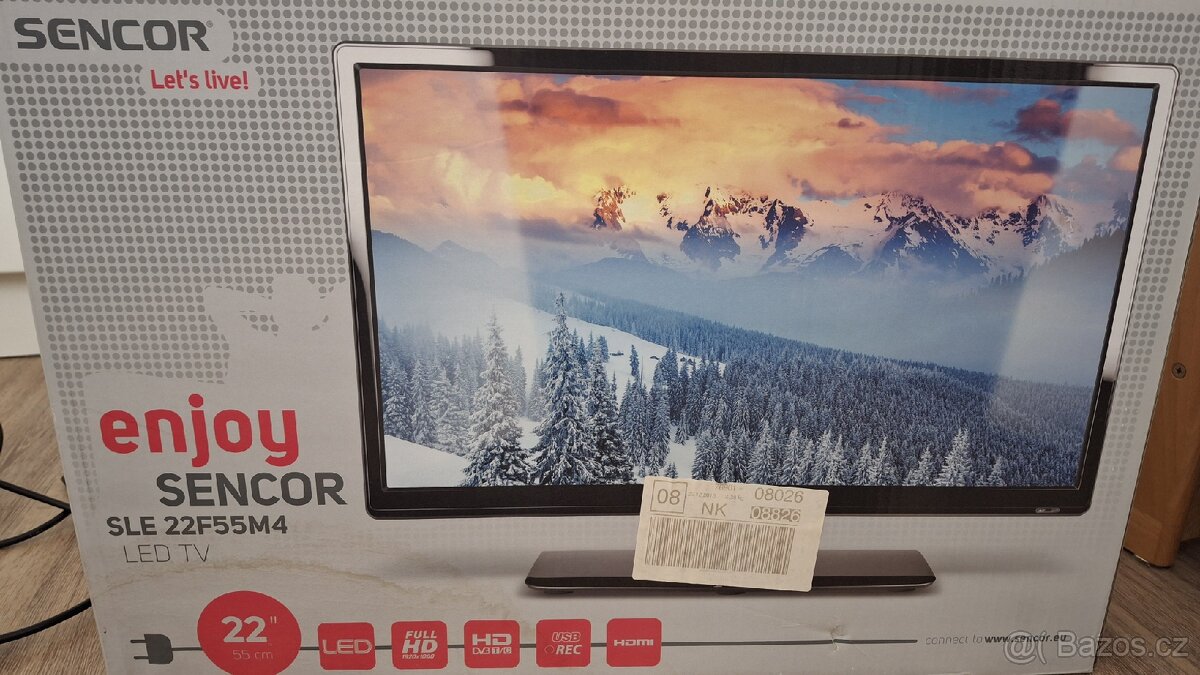 Led tv Sencor sle 22f55m4 úhlopříčka 55 cm