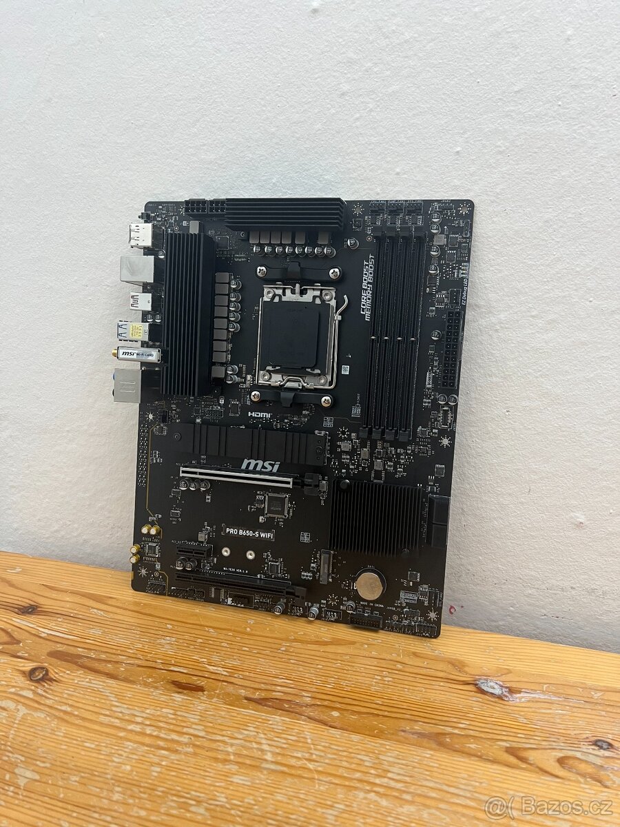 MSI PRO B650-S WIFI Socket AM5 Funkční,Záruka