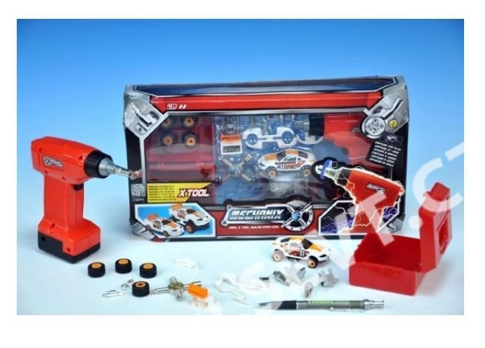 MECHANIX VELKÁ SADA - AUTO 7CM S NÁŘADÍM A VRTAČKOU