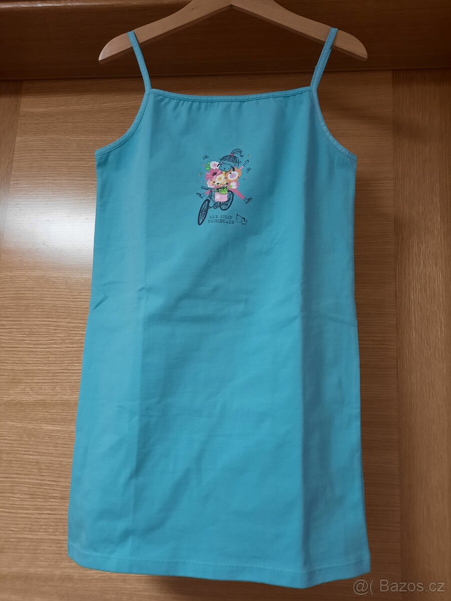 Nová tyrkysová dívčí košilka/tílko Boboli vel. 157
