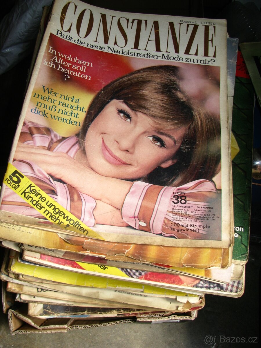 constanze- starý německý časopis 62 KUSŮ