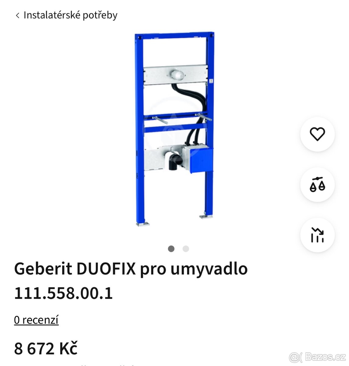 Geberit DUOFIX pro umyvadlo 111.558.00.1