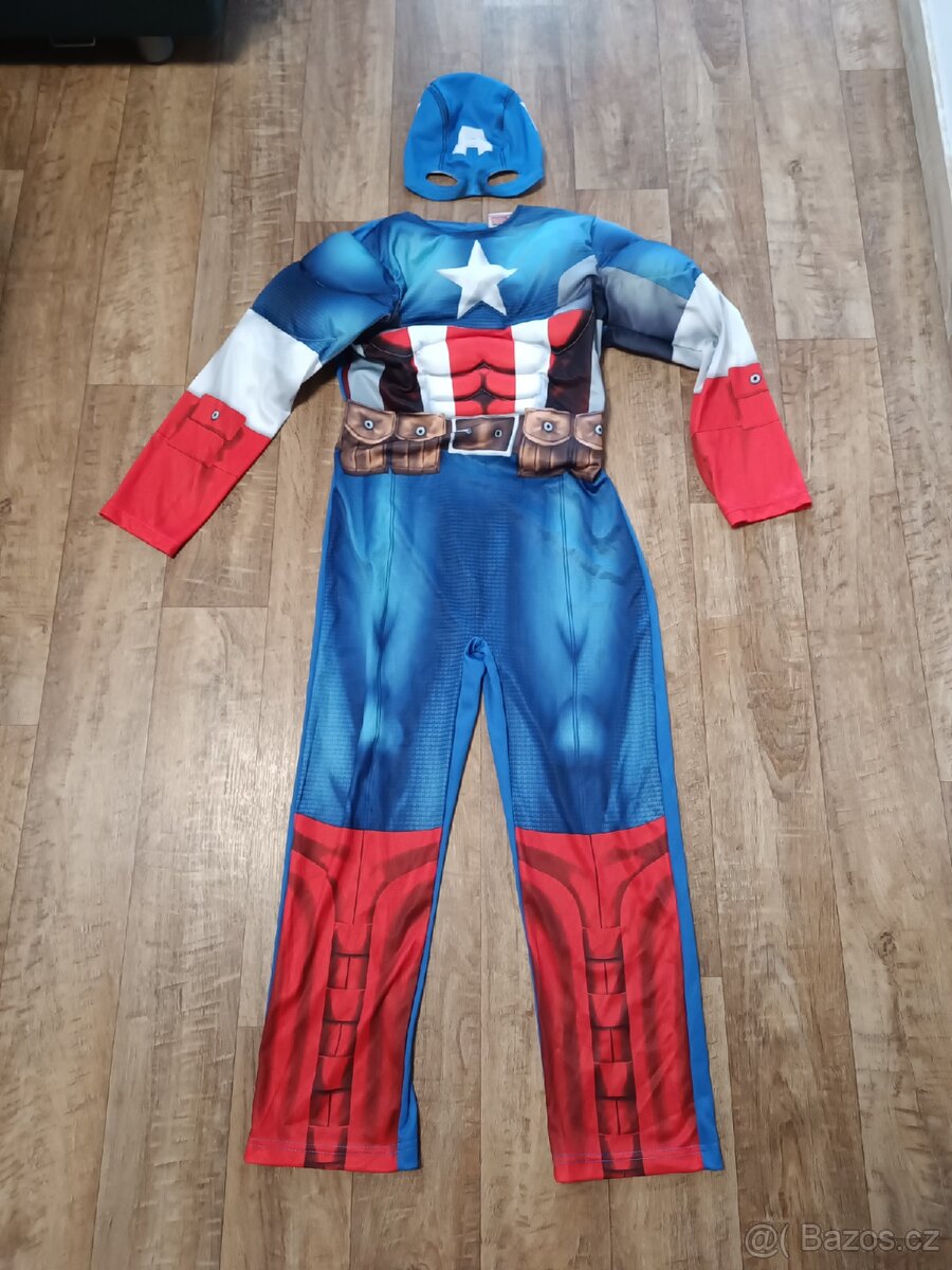 Kostým Kapitán Amerika s maskou