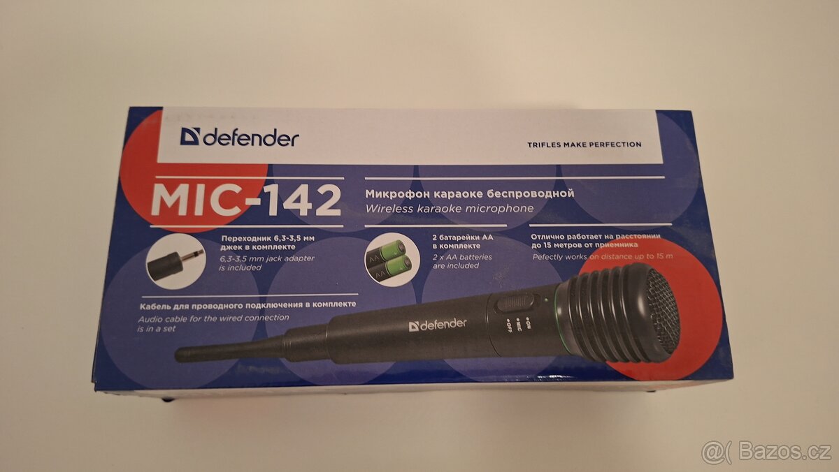 Mikrofon bezdrátový Defender MIC-142