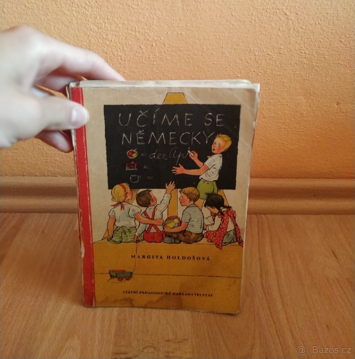 Učíme se německy - Stará obrázková učebnice (1966)