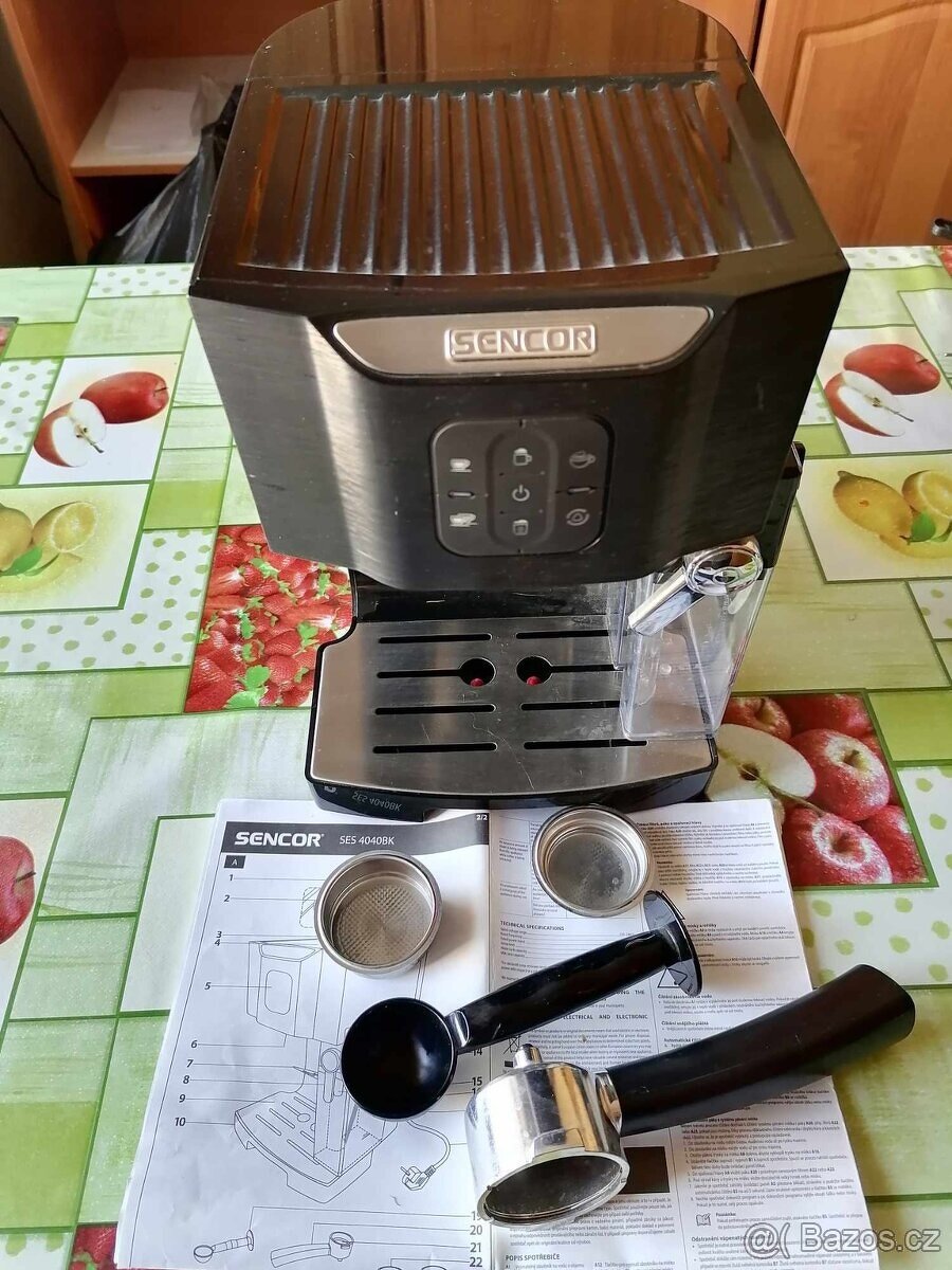 ESPRESSO SENCOR SES 4040BK NOVÉ