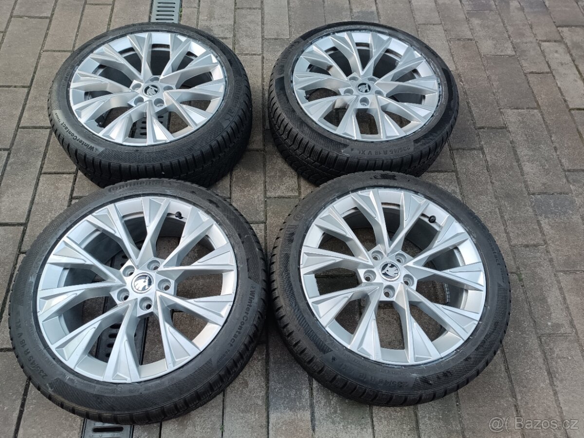 alu Superb3 Passat B8, zimní CWC 235.45.18 90%