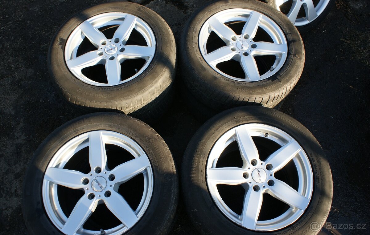 R17 alu kola Dezent 5x120 pěkně lehce prohnutá T5 T6 BMW