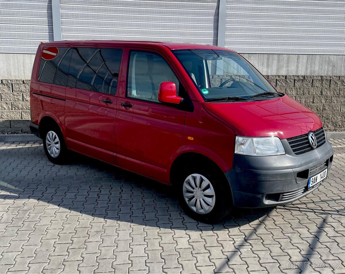 VW Transporter 2,5Tdi 96kw /9míst/ nová stk -