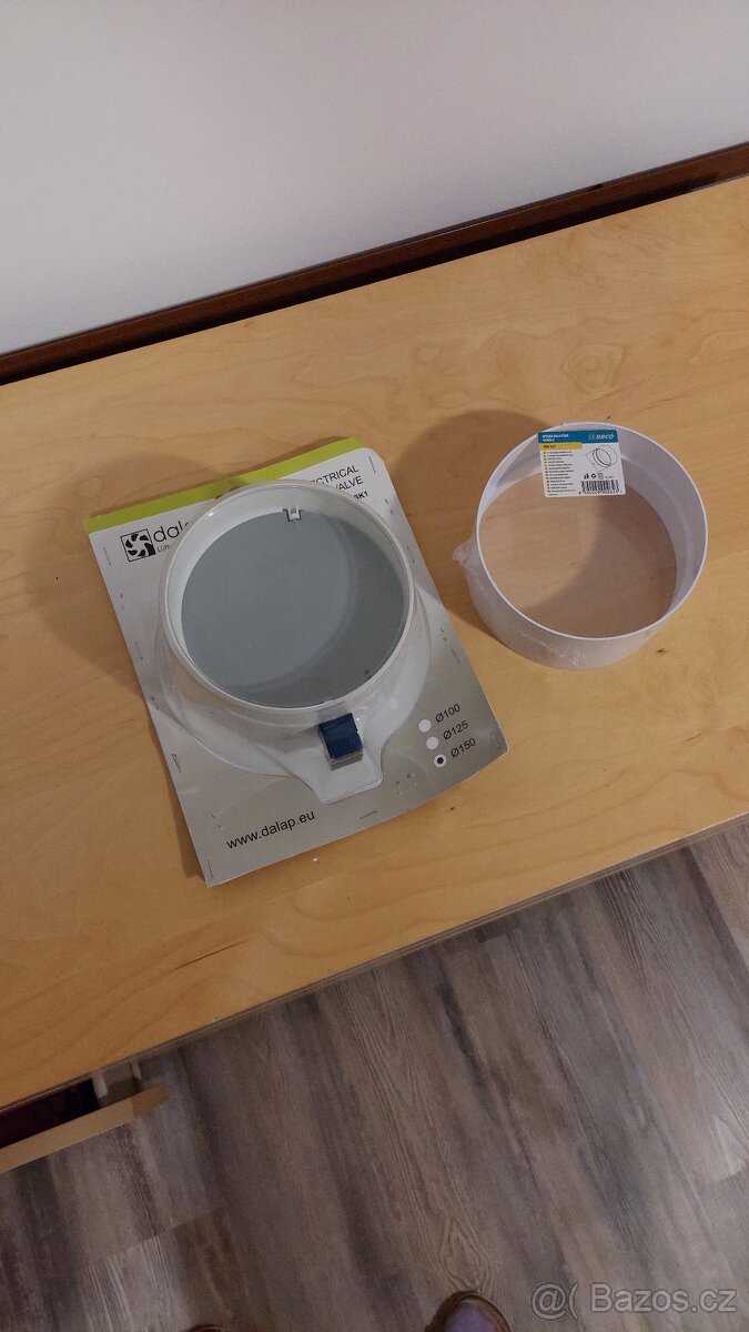 PVC elektrická zpětná klapka Ø 150 mm
