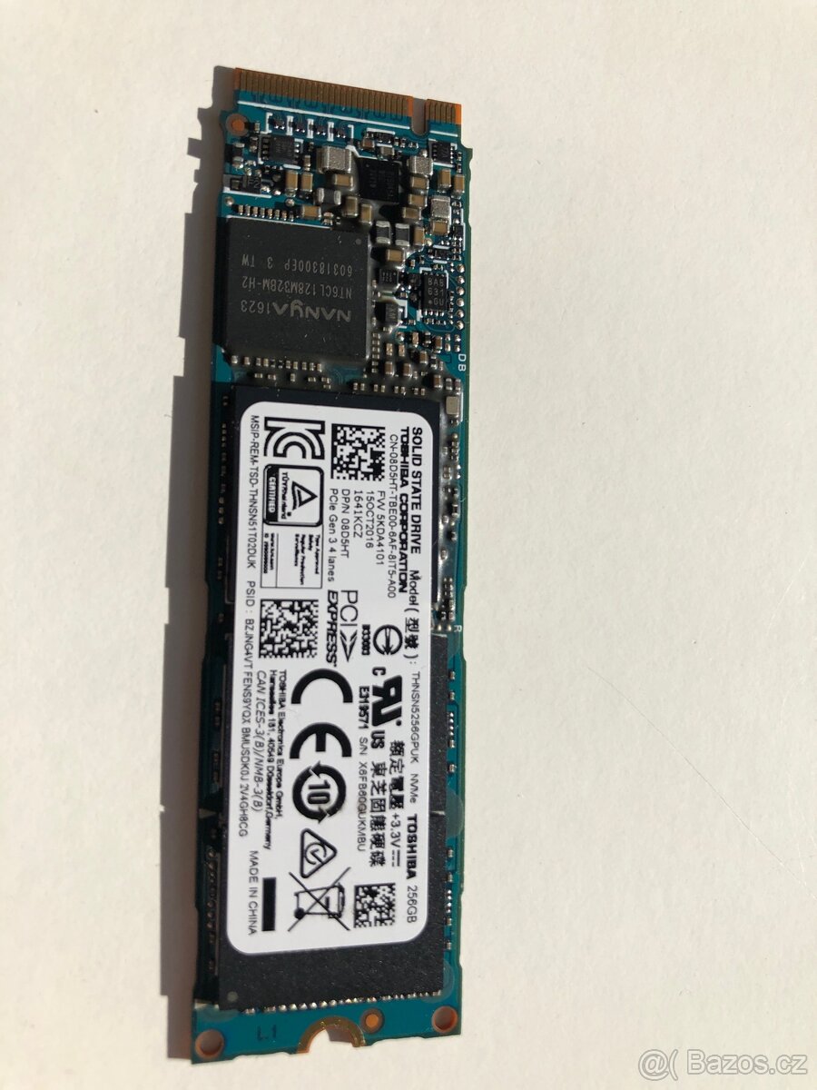 SSD Toshiba XG6 256GB NVMe M.2