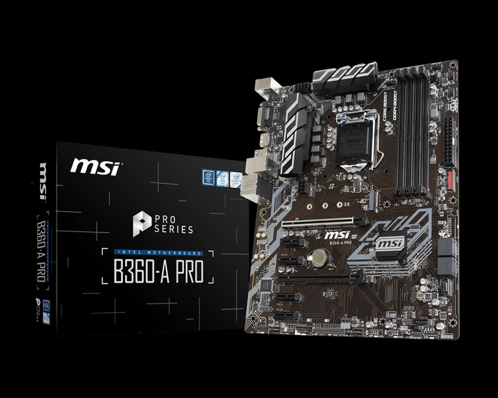 deska msi b360-a pro a cpu intel i5 8500