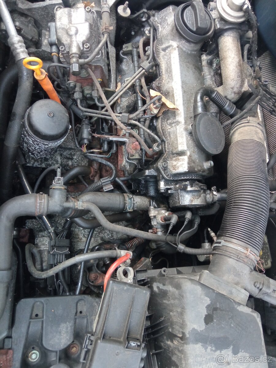 Motor Octavia 1,9tdi 66kw s turbem,