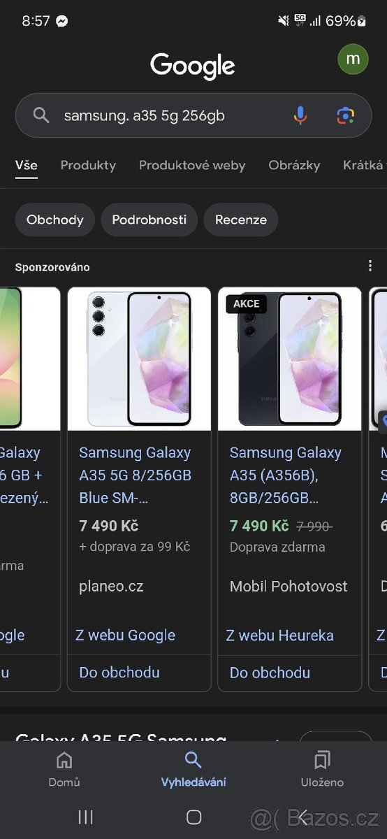 Samsung a35 5g 256gb