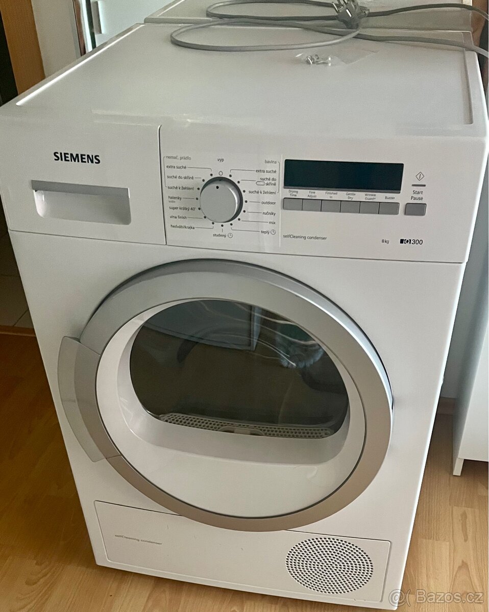 Kondenzační sušička Siemens WT 66B200BY s tepelným čerpadlem