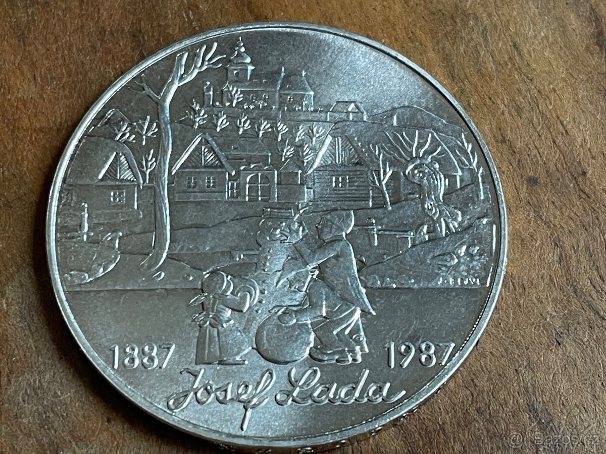 500 Kčs 1987 Jozef Lada