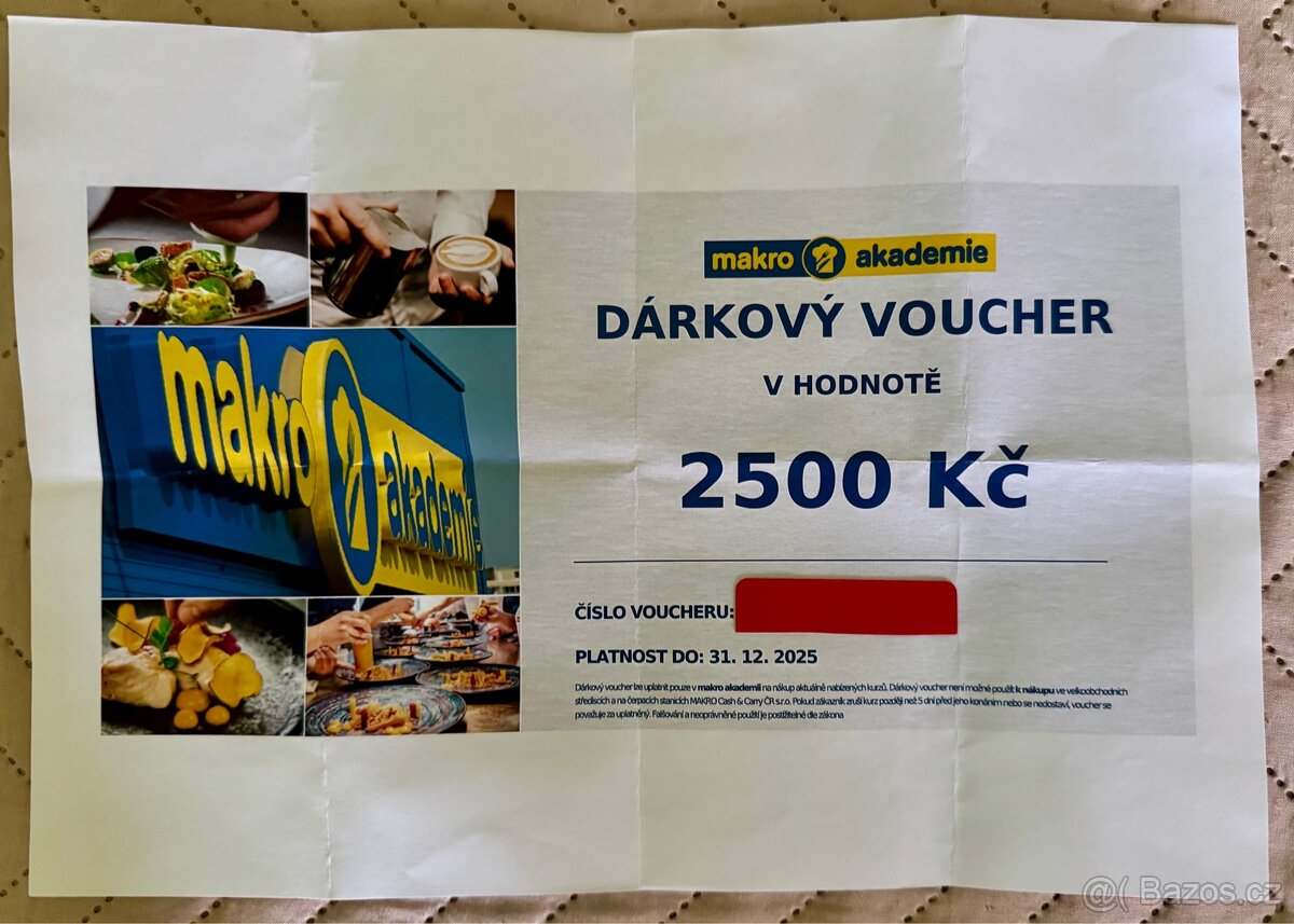 Makro akademie poukaz 2500kč