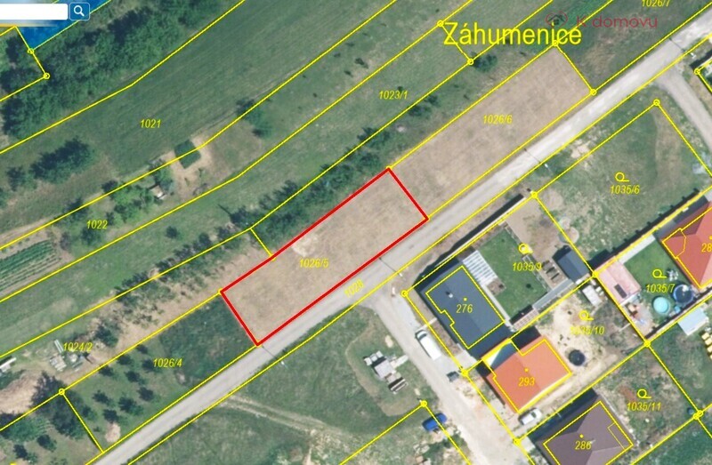 Prodej stavebního pozemku 500 m2 v Kozojídkách se stavebním