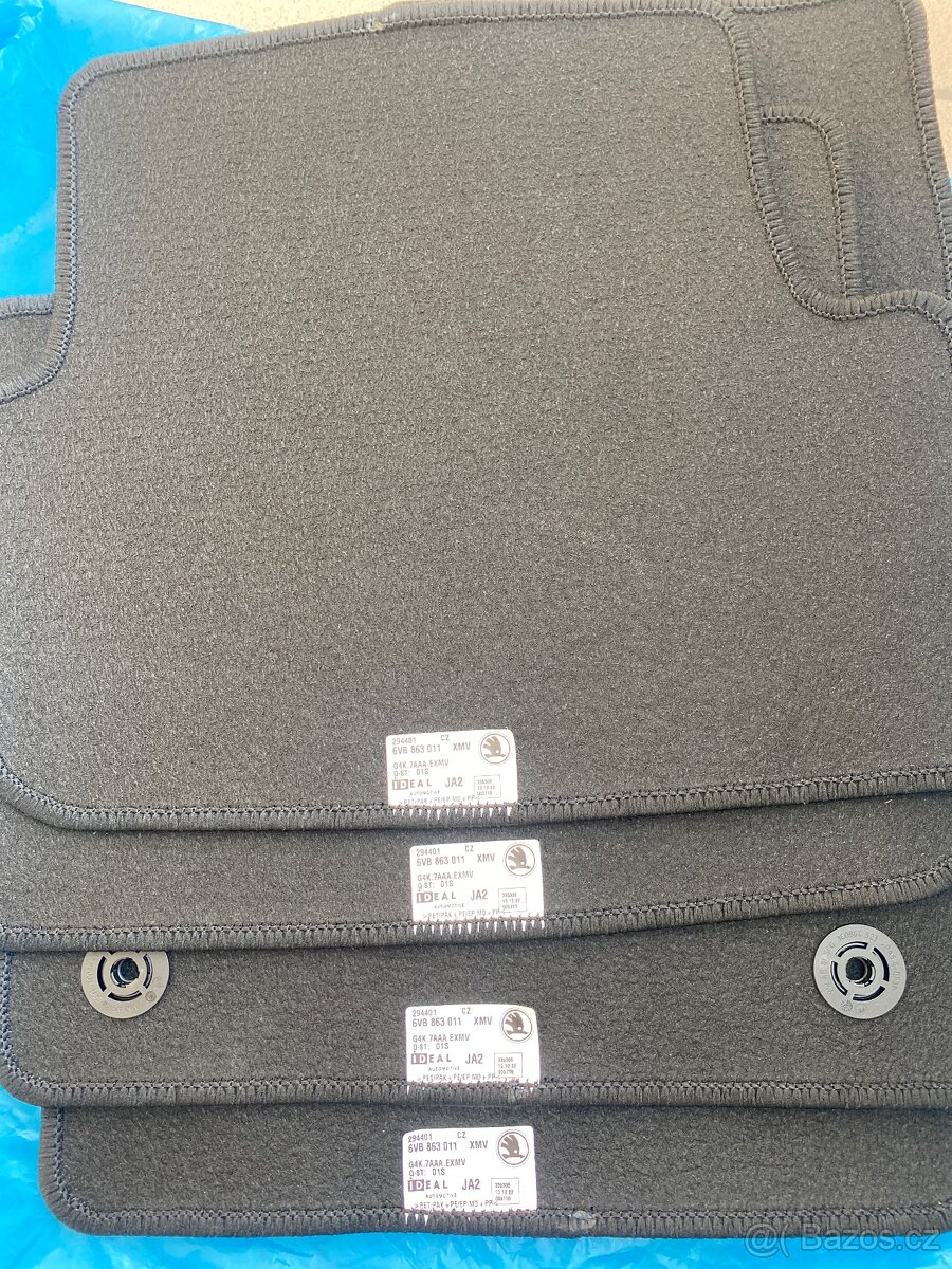 Interiérové textilní koberce Škoda Fabia IV.