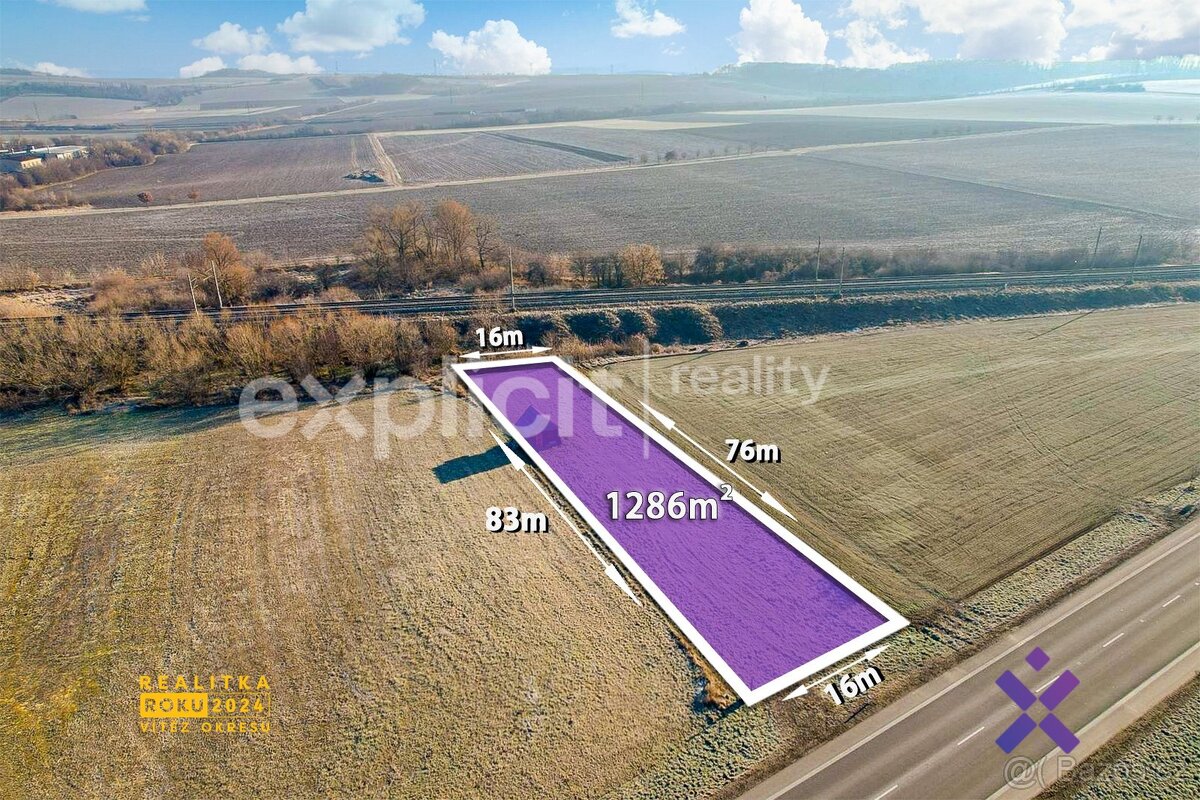 Prodej pozemky - zahrady, 1 286 m2 - Tlumačov, ev.č. 02144