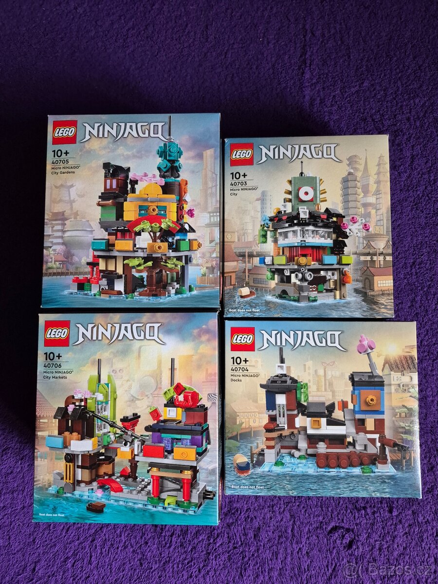 Lego Micro NINJAGO 40703,40704,40705,40706