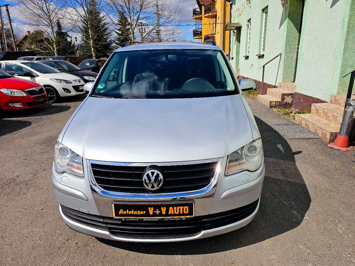 Touran 2,0TDi 103 KW 2008 188tkm, 7 MÍST,DIG. KLIM. TZ STK