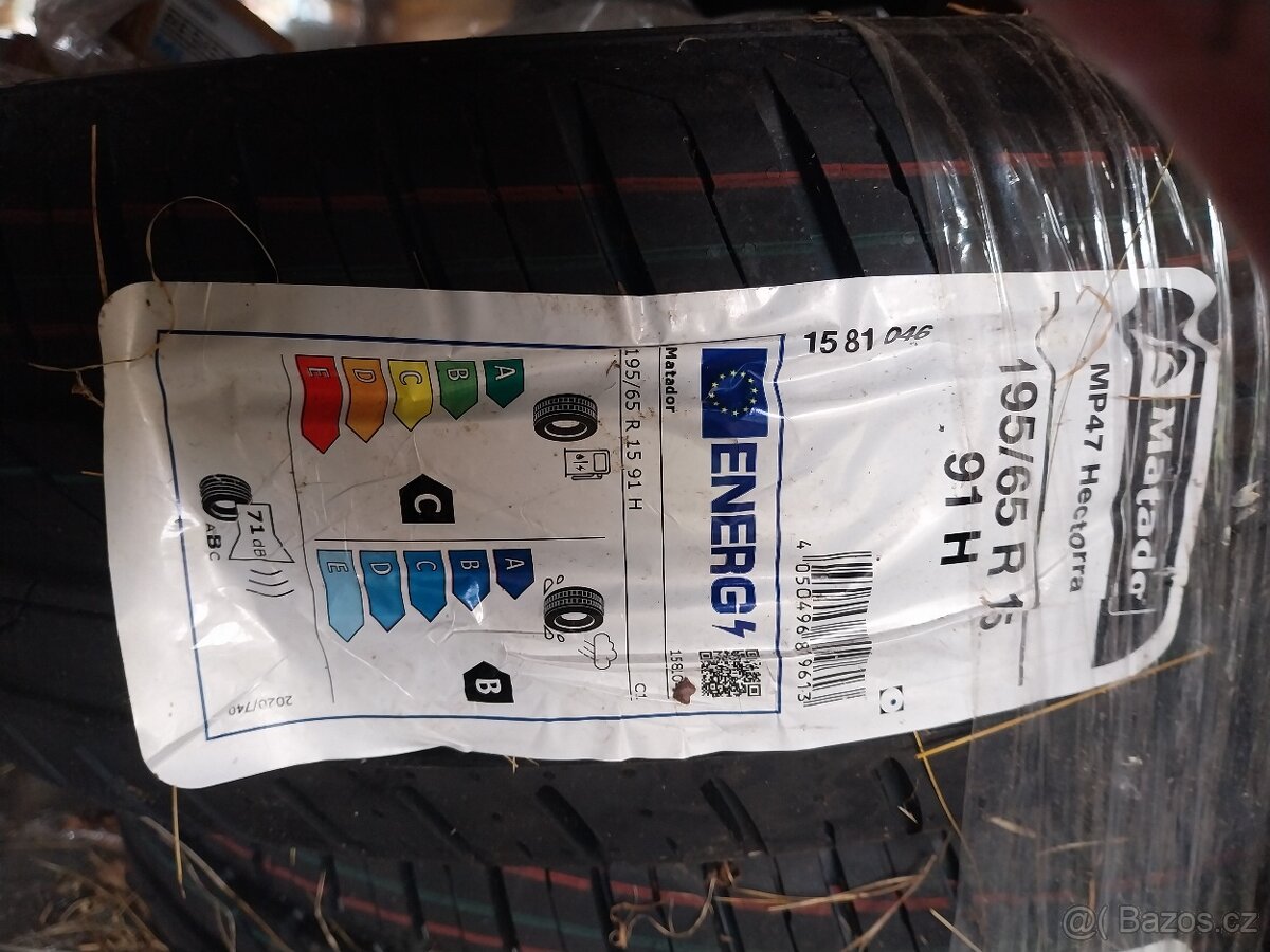 Nové letní pneu MATADOR 195/65 R15 91V
