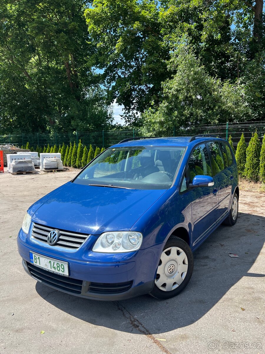 VW TOURAN 1.9TDI, 7 MÍST, BEZ DPF