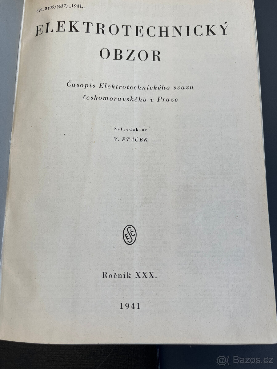 Elektrotechnický obzor, roč. 39 - 43