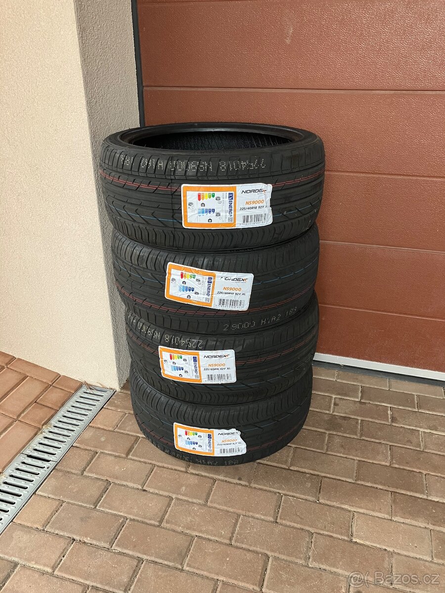 LETNÍ NOVÉ PNEUMATIKY NORDEX NS9000-225/40R18 92Y XL