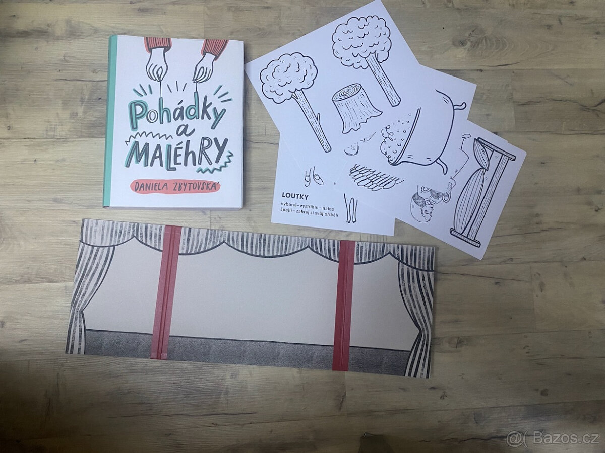 Pohádky a MALÉhRY - kniha+ divadélko