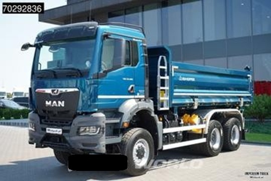 MAN TGS 33.480 - 6x6 – NOVÉ - Sklápěč S3 + Bordmatik