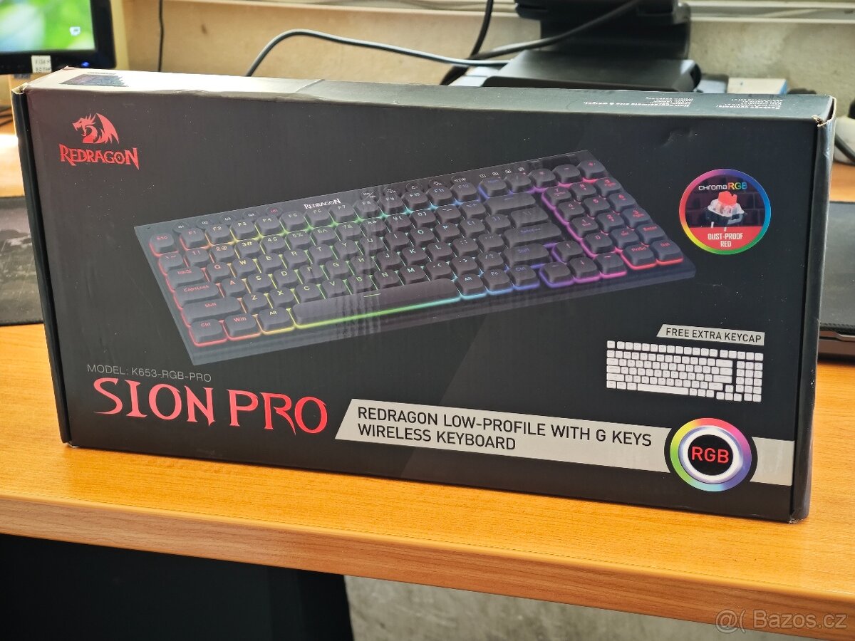 Redragon Sion K653-RGB-PRO - bezdrátová