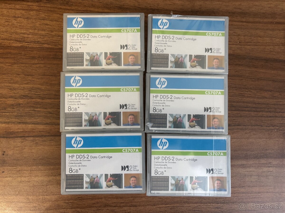 HP DDS-2 Data Cartridge C5707A – 8 GB – 6 ks – Olomouc