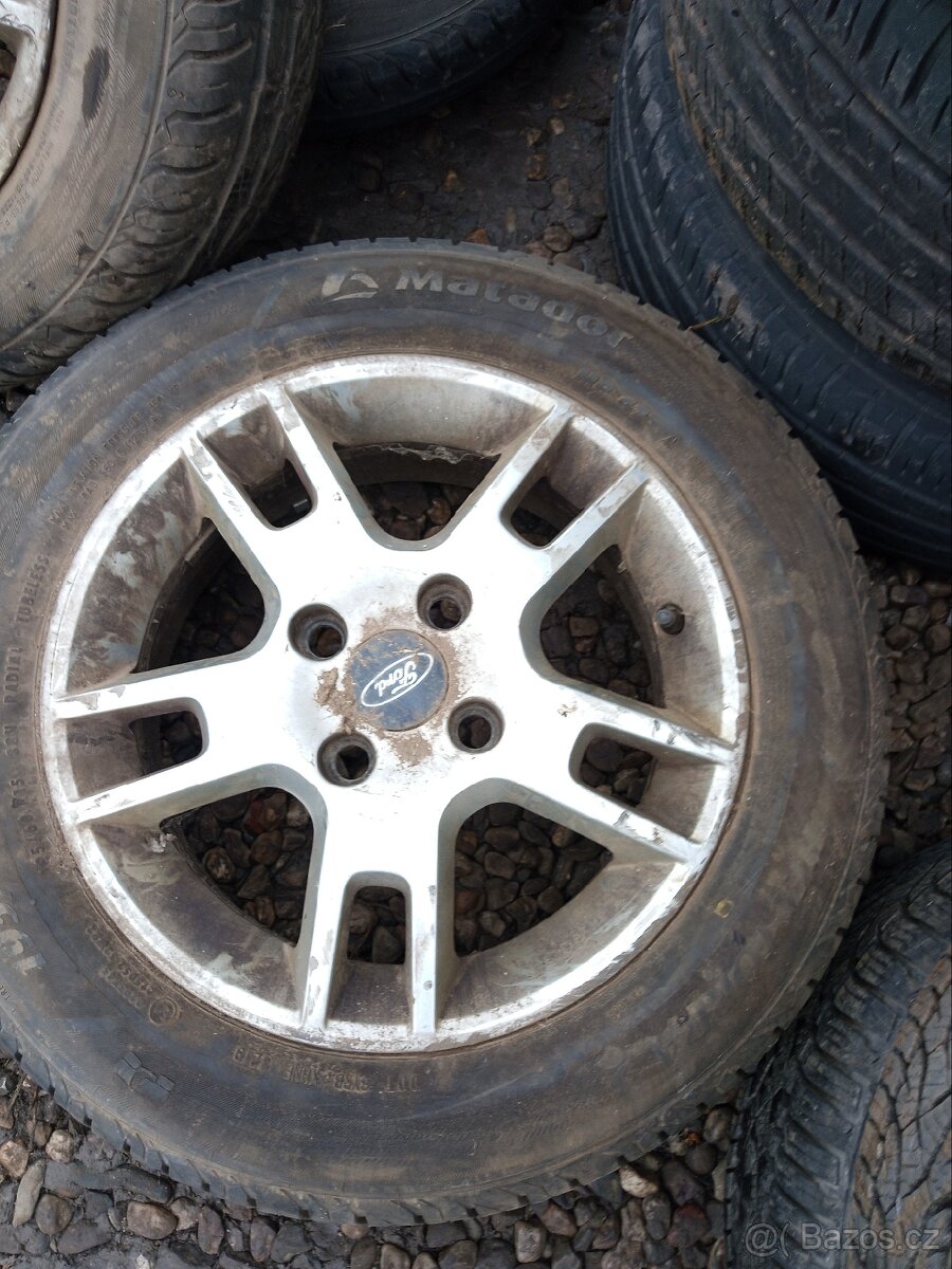 ALU Ford 4x108 R15 letní gumy