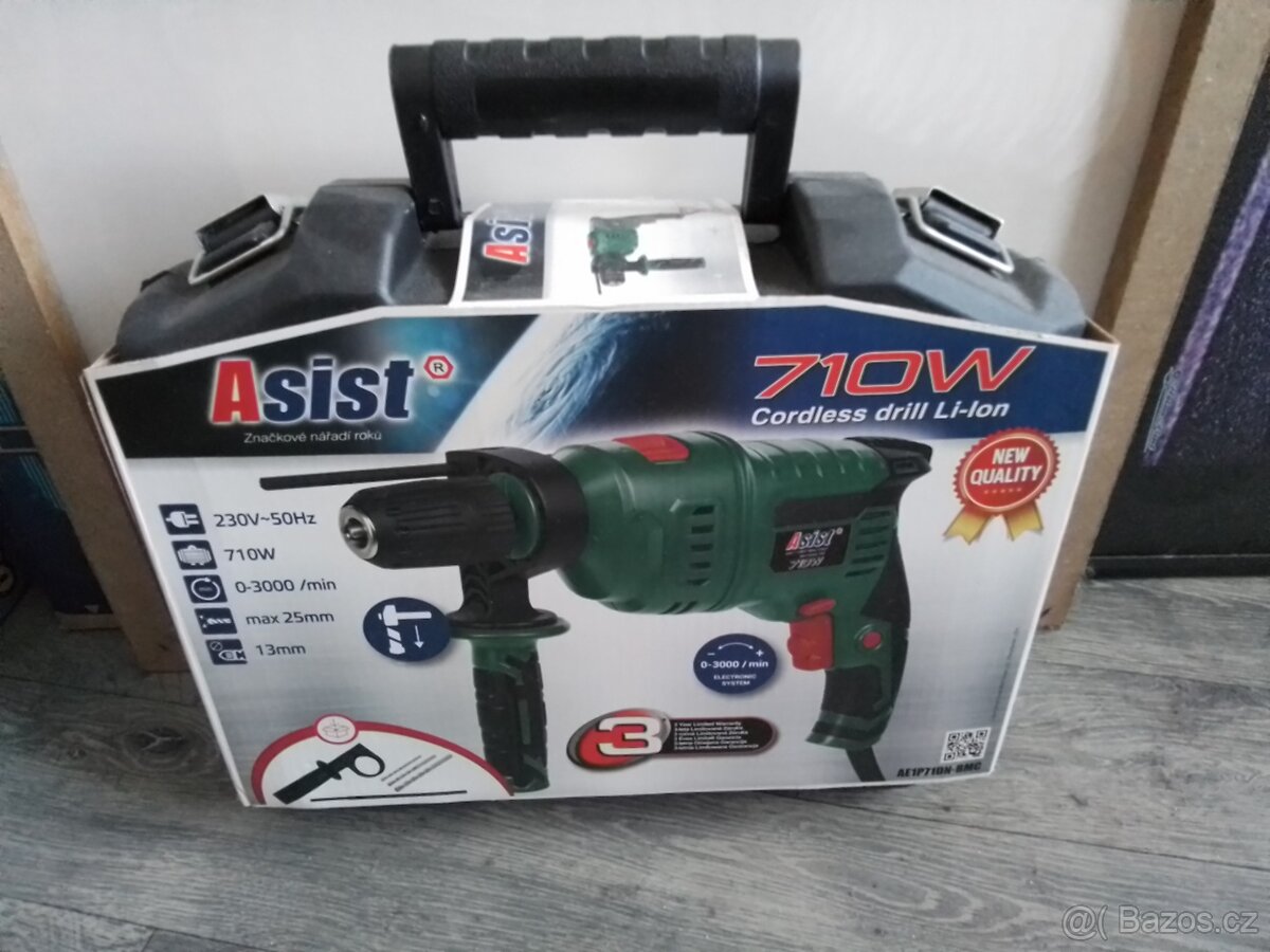 Příklepová vrtačka Asist