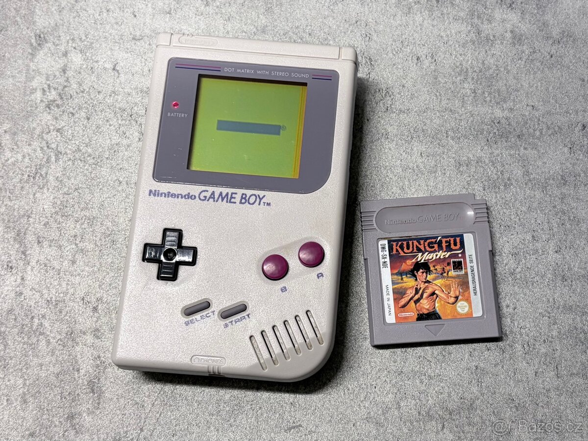 - Nintendo GameBoy DMG-01 hra Kung Fu Master -