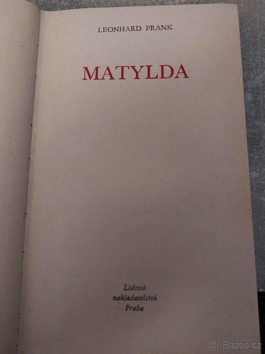 Leonhard Frank – Matylda
