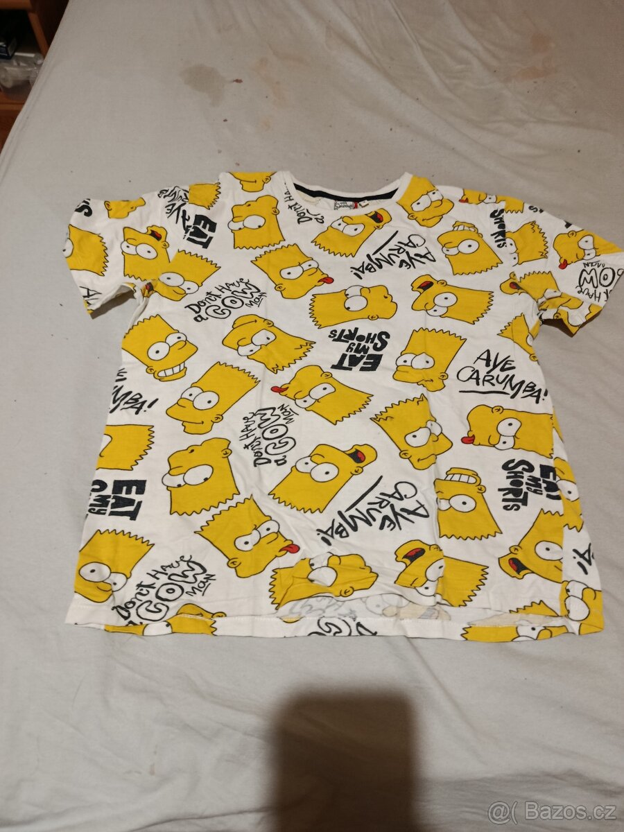 Chlapecká trika Bart, Scooby doo, mašinka Tomáš