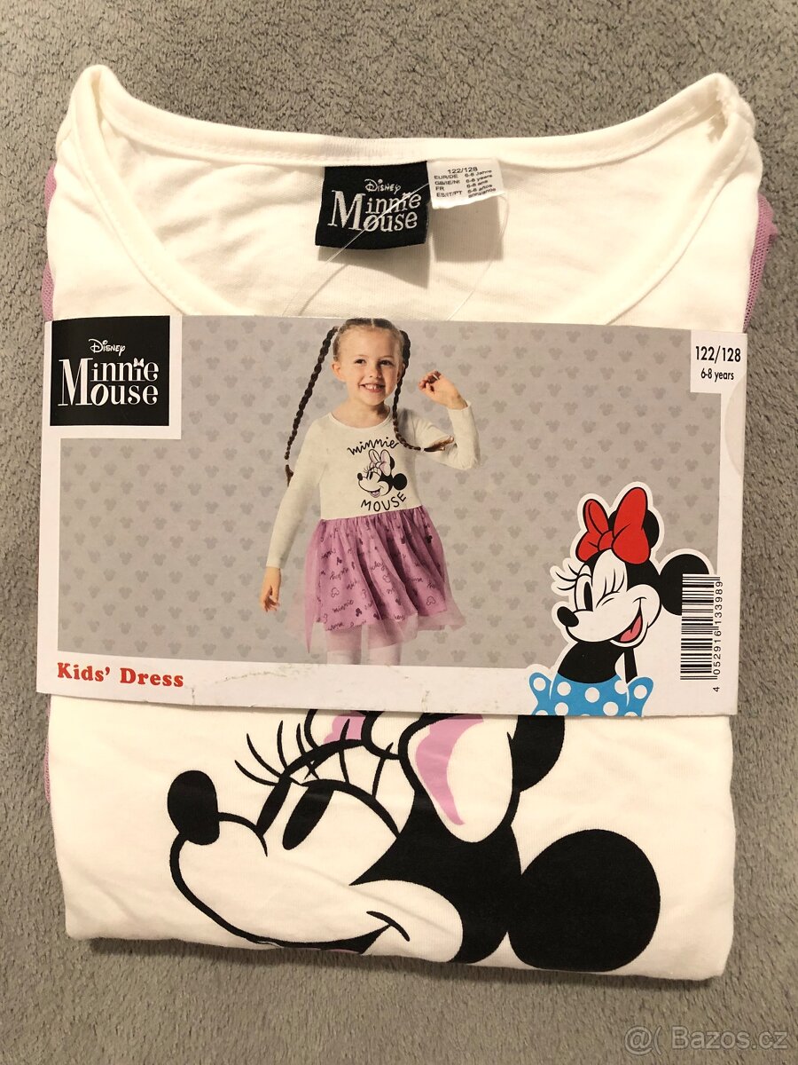 Dívčí šaty Minnie 122/128