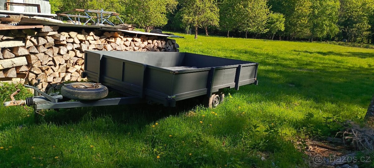 Bržděný vozík/přívěs/vlečka bez tp 3x2 m