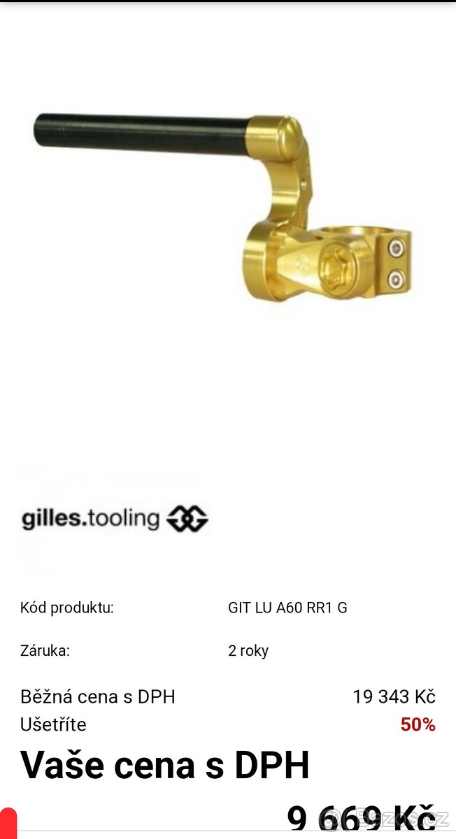Řidítka stavitelná Gilles Tooling