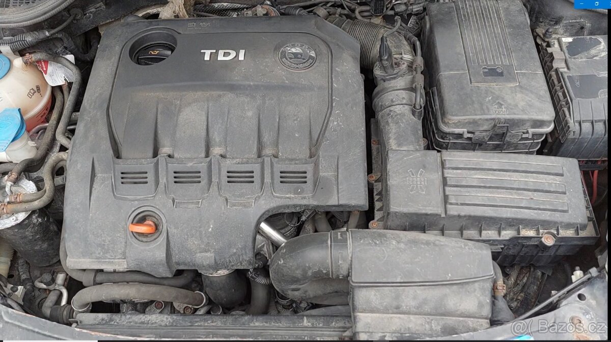 Motor 2.0 TDI, 125 kW, BMN, kompletní, 231 tkm