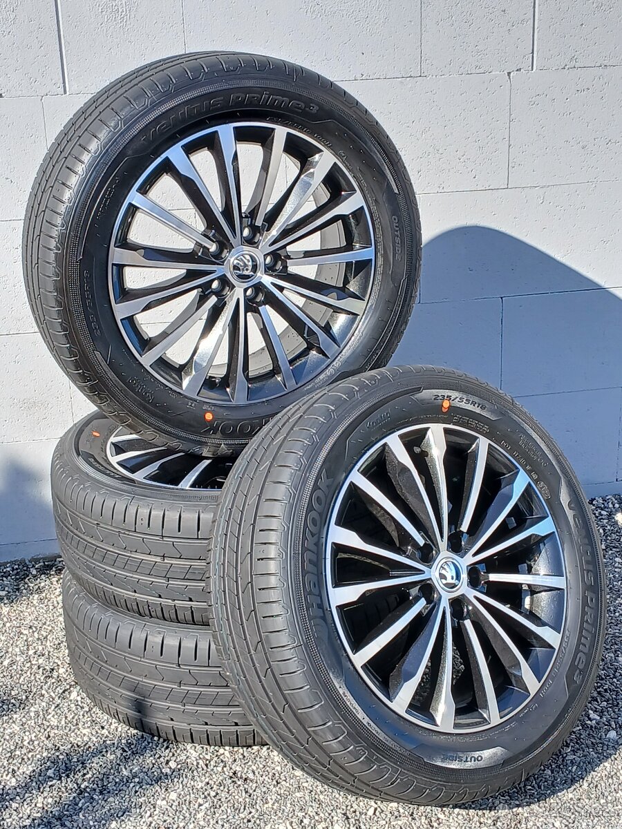 Pěkná nová orig alu kola Škoda Kodiaq 235/55/18