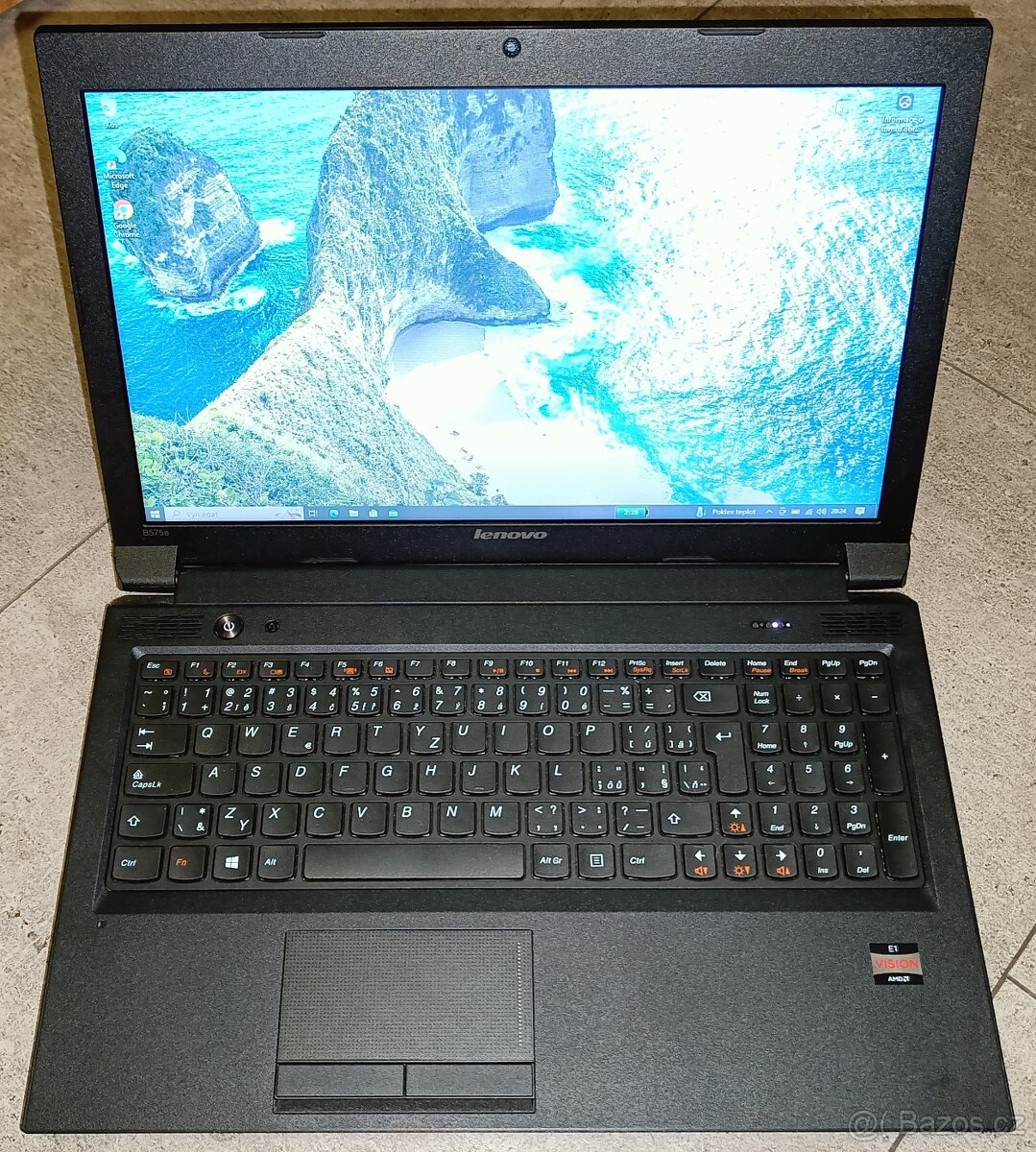 Lenovo B575e,AMD E1-1500,WIN 10,SSD 240GB,RAM 4GB,displej 15